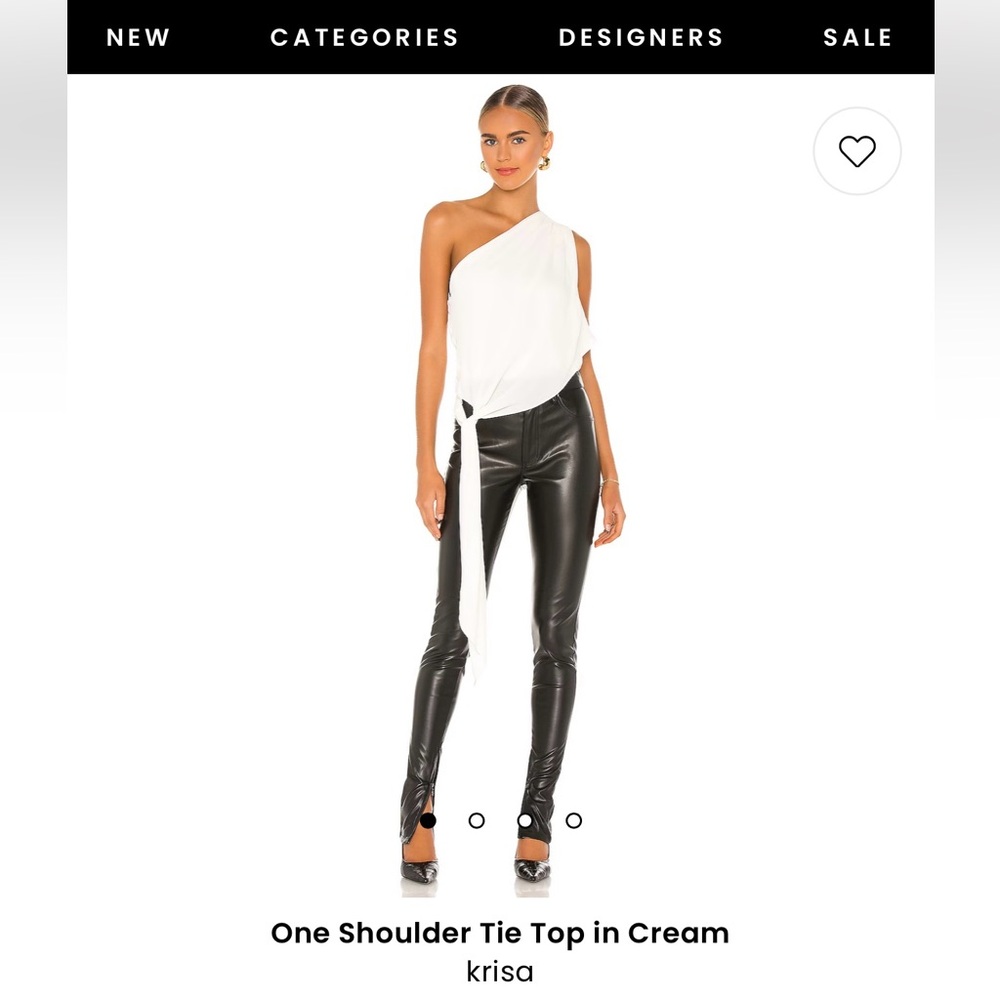 One shoulder top